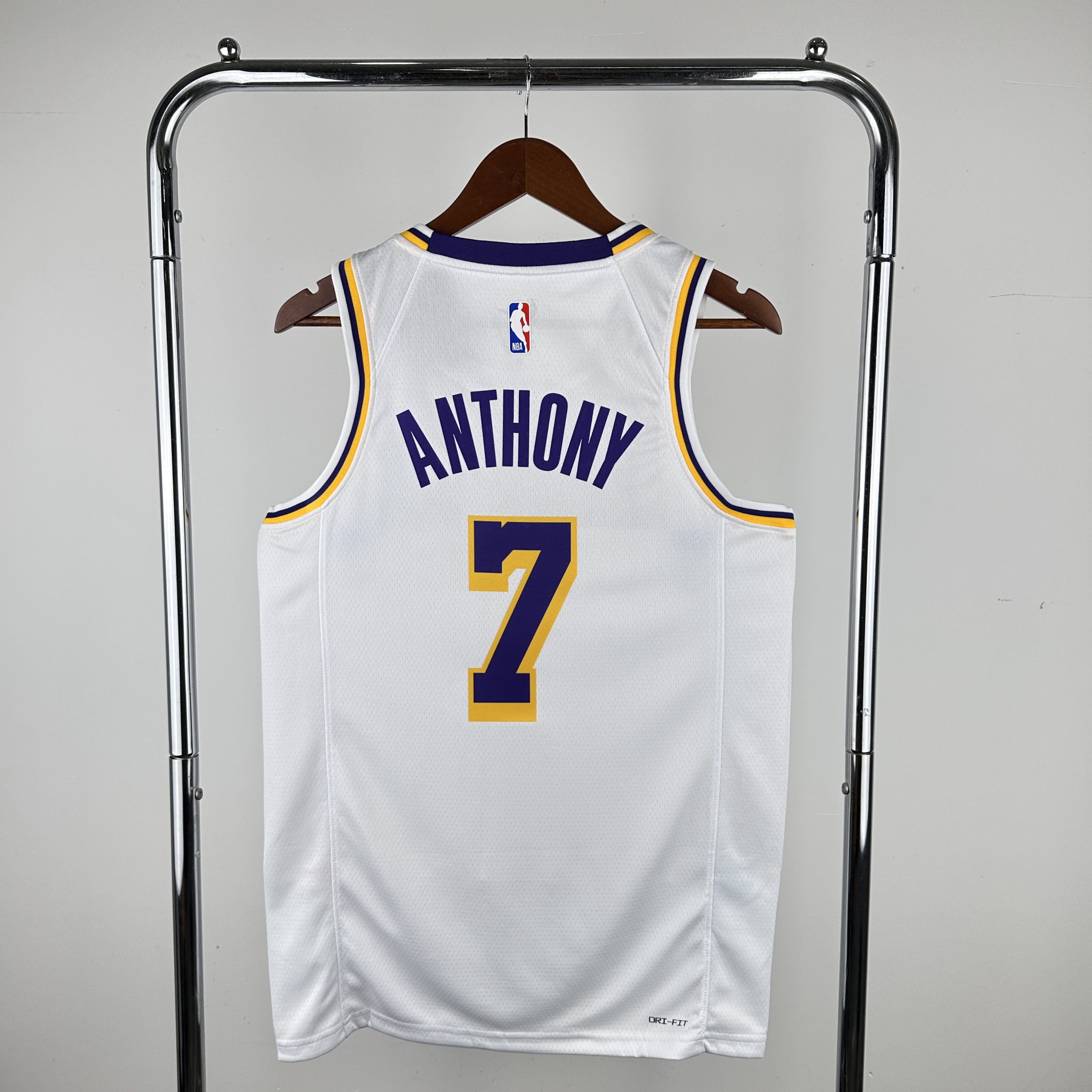 Men Los Angeles Lakers #7 Anthony Stitched White Nike NBA 2024 Jersey->minnesota timberwolves->NBA Jersey
